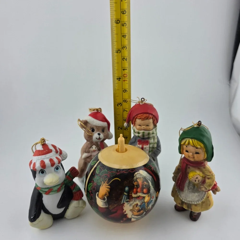 CITGO & 1983 Bradford‎ Christmas Ornament Lot 5pc VTG 1992-93 7-Eleven